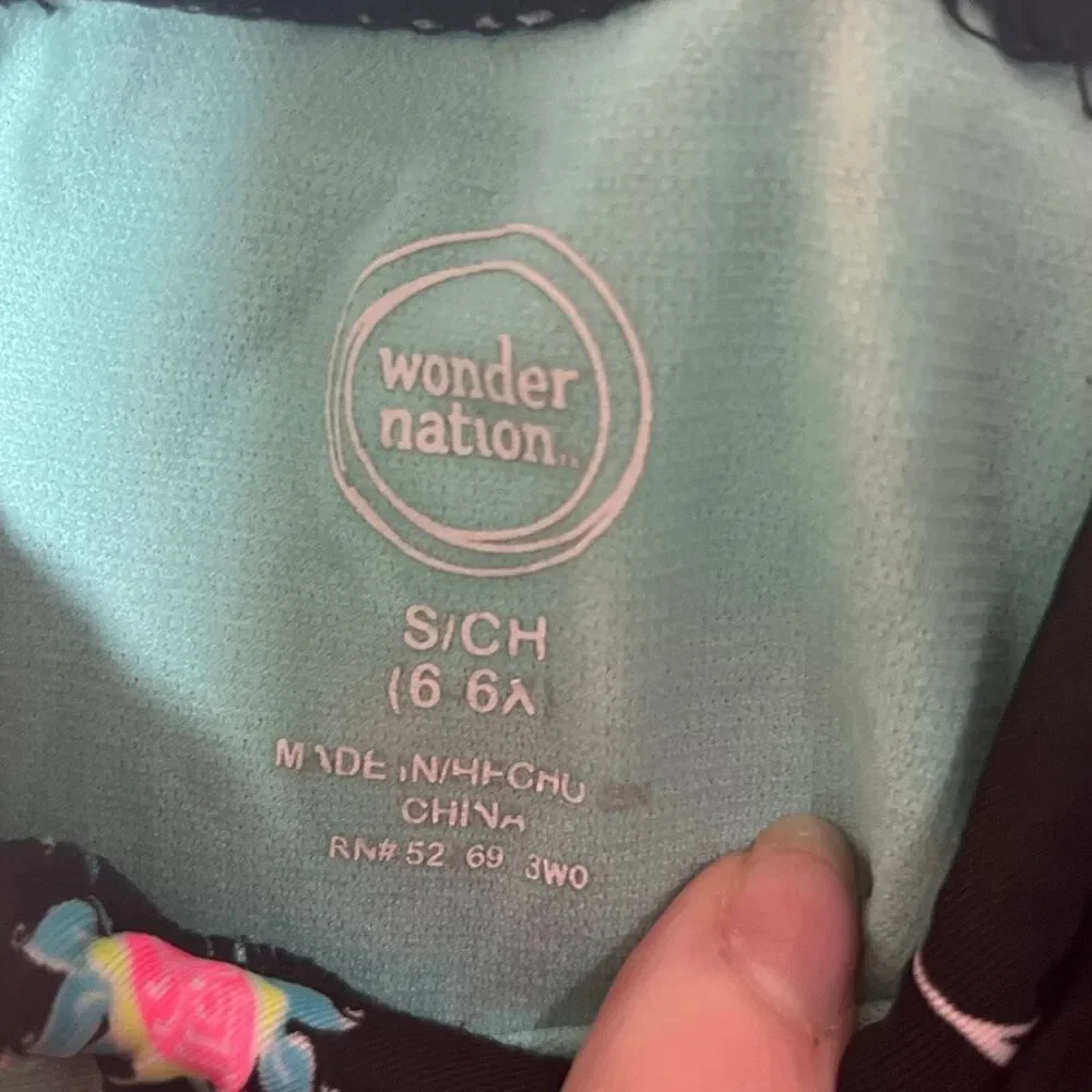 Wonder Nation Girls One Piece Swimsuit Size 6X